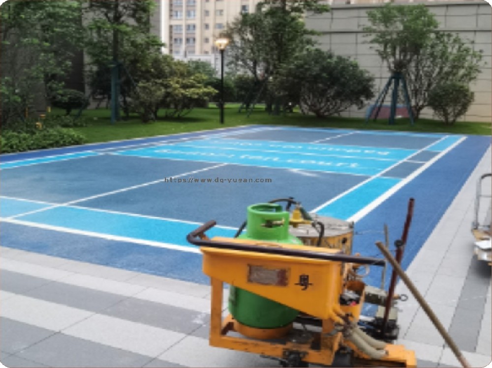 东莞市东城区柏洲边社区硅PU球场